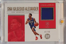 2018 Encased Shai Gilgeous-Alexander Rookie #PATCH /99 Player Worn RC Jersey for sale  Shipping to South Africa