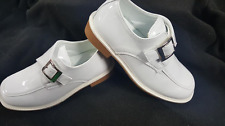 Zapato de vestir blanco para niños nuevos / zapatos blancos de comunión / talla 11 todller hasta- 7JUVENTUD segunda mano  Embacar hacia Argentina