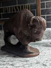 buffalo wood carving for sale  Sioux Falls