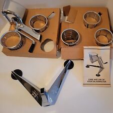 Vintage Saladmaster Food Processor/Chopper Salad Maker 5 Cones and Instructions, used for sale  Chesterfield