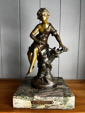 Bronzed spelter figure for sale  Shipping to Ireland