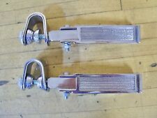 Vintage NOS Harley Panhead Shovelhead Chopper Bobber Chrome Footpegs for sale  Shipping to South Africa