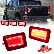 Usado, 2 peças luzes de sinalização de freio traseiras refletor de para-choque traseiro LED vermelho para 05-09 H2 Hummer comprar usado  Enviando para Brazil