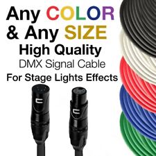 Cable de conexión DMX 5 pines XLR macho a hembra - 120 ohmios DMX512 cable de datos color personalizado segunda mano  Embacar hacia Argentina