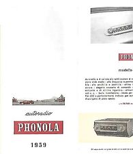Phonola catalogo 1959 usato  Italia