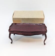 Dollhouse Miniature Bespaq Carved Mahogany Coffee Cocktail Table With Box for sale  Shipping to South Africa