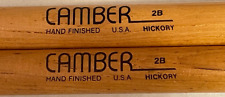 RARO! Baquetas vintage Camber Hickory - Par de 2B com acabamento manual - ÓTIMAS comprar usado  Enviando para Brazil