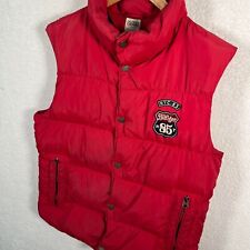 TOMMY HILFIGER PADDED GILET RED SIZE M for sale  Shipping to South Africa