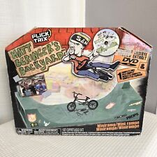 Flick Trix Matt Beringer's Backyard Finger Trick Bike Mini Ramp Playset W DVD, used for sale  Shipping to South Africa