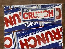 Usado, Papel de envoltura y etiqueta vintage Nestlé's CRUNCH 1985 segunda mano  Embacar hacia Argentina