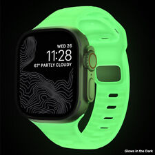 Bandas de silicona transpirables con correa deportiva para todas las series Apple Watch ultra 49 mm segunda mano  Embacar hacia Argentina