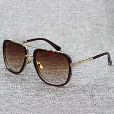 Moda óculos de sol piloto de grandes dimensões Quadrado Masculino Feminino Óculos De Sombra Outdoor UV400 comprar usado  Enviando para Brazil