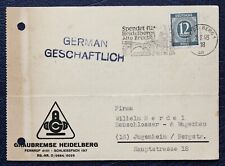 Heidelberg 1946 firmenpostkart gebraucht kaufen  Bad Schönborn
