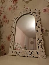 white shabby chic mirror for sale  LUTON