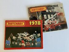 Vintage matchbox catalogues for sale  OKEHAMPTON