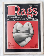 Rags magazine february for sale  Brooklyn