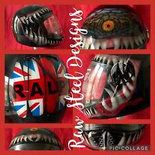 Helmet airbrushed design for sale  TORQUAY