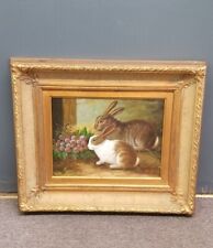 Rabbits oil painting for sale  Wilson