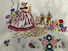 Vintage hand embroidered for sale  YORK