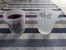 Teelichtgläser glas mattiert gebraucht kaufen  Schmelz