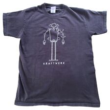 Vtg Kraftwerk Men's Medium Band Shirt Rare Black Heavy Cotton Robot for sale  Shipping to South Africa