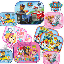 2x Nickelodeon PAW PATROL Car Window Sunshades UV Protector Mesh Baby Boy Girl   for sale  Shipping to South Africa