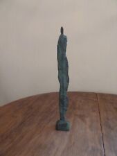 Bronze Brutalist Elongated Abstract Figurine Style Manner of Giacometti 10 3/4" for sale  New York