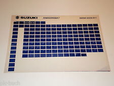 Catálogo de repuestos Microfich Suzuki An 650 2007 soporte segunda mano  Embacar hacia Argentina