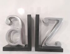 Chrome bookends black for sale  LONDON