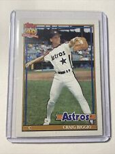 1991 Topps #565 Craig Biggio Houston Astros. Esquinas afiladas casi como nuevas *JDCARDS* segunda mano  Embacar hacia Argentina