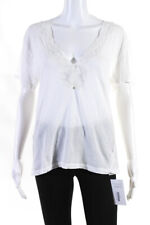 Camisa Urban Outfitters feminina de renda manga curta algodão branco tamanho pequeno comprar usado  Enviando para Brazil