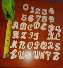 113 letras góticas corte a laser madeira alfabeto e números sinais artesanato, usado comprar usado  Enviando para Brazil
