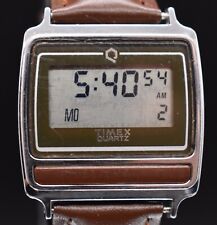 Antigo TIMEX Q Digital LCD Relógio Feminino Quartzo S Barra de Comando BATERIA NOVA comprar usado  Enviando para Brazil