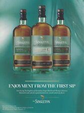 Usado, 2016 The Singleton Single Malt Scotch Whisky Glendulan impreso anuncio segunda mano  Embacar hacia Argentina