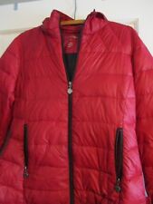 Calvin Klein Puffer Jacket Women's Small -  red packable lite weight down for sale  Shipping to South Africa