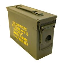 Military Surplus 30 CAL AMMO CAN M19A1 30 Caliber 7.62mm Steel Storage Box VGC for sale  Shipping to South Africa