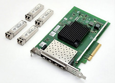 Intel X710 - DA4 Dell DDJKY , 0DDJKY FC 10GB SFP 4-portowy adapter + 4 x SFP 10GB na sprzedaż  Wysyłka do Poland