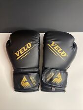 Luvas de boxe VELO couro cristal muay thai treinamento sparring saco de pancadas luva comprar usado  Enviando para Brazil