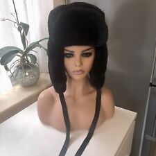 Faux fur black for sale  LUDLOW