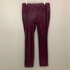 woman s red suede pants for sale  Victorville
