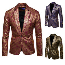 Blazer de casamento formal masculino terno impressão jaqueta casaco festa smoking jantar top comprar usado  Enviando para Brazil