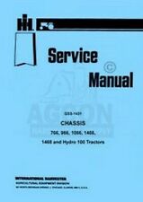 International Farmall 766 966 1066 1466 1468 Hydro 100 Chassis Service Manual IH for sale  Sparta