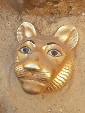 Rara Antigua Máscara Egipcia Dios León Ejército Protección de Guerra Curación 2480 aC segunda mano  Embacar hacia Argentina