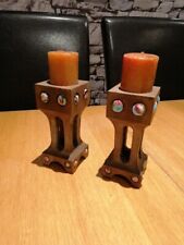 Pair vintage wooden for sale  BOURNEMOUTH