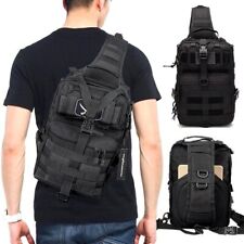 Tactical Backpack Molle Sling Chest Shoulder Bag Assault Pack Messenger Bags for sale  Shipping to South Africa