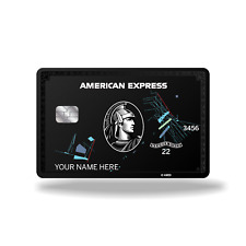 Tarjeta de metal personalizada 1:1 Premium American Express Centurion edición RK Amex negra segunda mano  Embacar hacia Argentina
