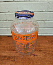 Placa publicitária agrícola década de 1950 frasco de vidro desinfetante bactericida Diversol comprar usado  Enviando para Brazil
