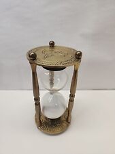 Vintage brass hourglass for sale  Keene