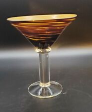 Martini glasses brown for sale  Leander