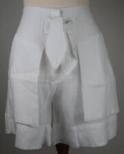 Lisa Brown Tiff Shorts Size S in White Floating Pockets and Lined TV354 for sale  Shipping to South Africa